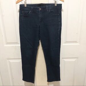 Calvin Klein Dark Blue Denim Straight Leg Jeans